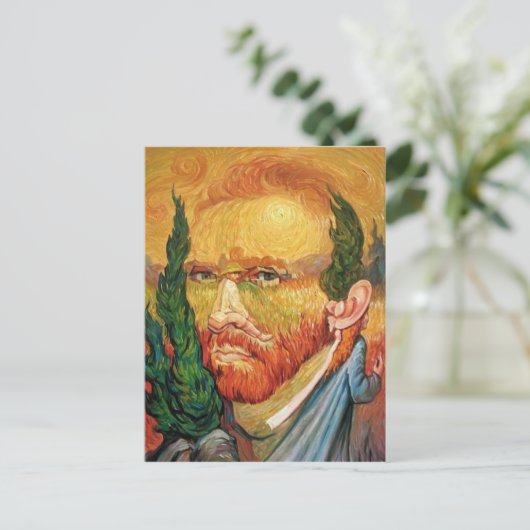 Carte illusion Van Gogh ポストカード (スタンド正面)