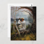 Carte illusion Visage 2 ポストカード (正面/裏面)