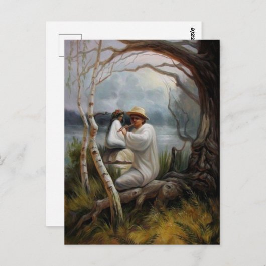 Carte illusion Visage 2 ポストカード (正面/裏面)