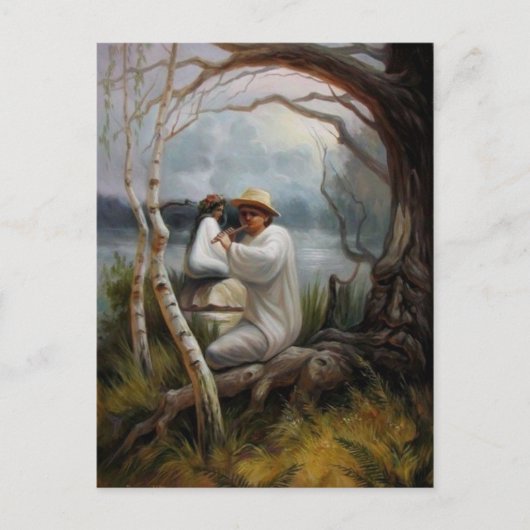 Carte illusion Visage 2 ポストカード (正面)