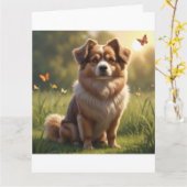 Carte invitation カード (黄色い花)