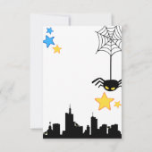 Carte invitation anniversaire 2 ans spider 招待状 (裏面)