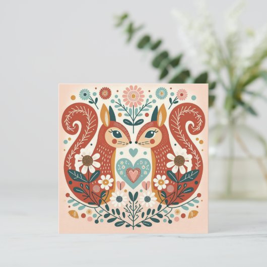 Carte, Invitation de Noël 招待状 (スタンド正面)