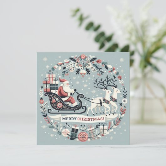 Carte, Invitation de Noël 招待状 (スタンド正面)