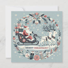 Carte, Invitation de Noël