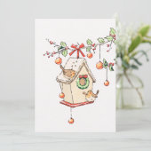 Carte Joyeux Noël, Robin christmas card 招待状 (スタンド正面)