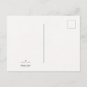 Carte Joyeux Noël, Robin Christmas Card 案内ポストカード (裏面)