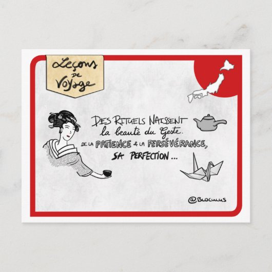 Carte Lesons de voyage :クレエス・デ・リツェル ポストカード (正面)