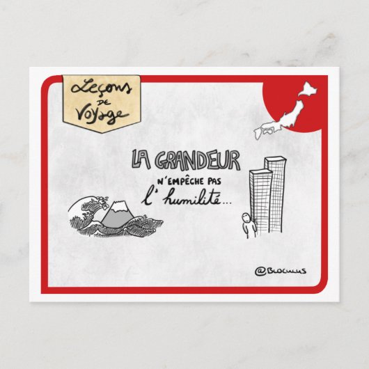 Carte Lesons de voyage :ルミリテアラジャポナイズ ポストカード (正面)