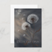 Carte Let the Day Open Fine Art Greeting Card (正面/裏面)