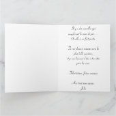 Carte “Ma meilleure amie va devenir maman” カード (内部)