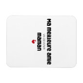 Carte “Ma meilleure amie va devenir maman” マグネット (横)