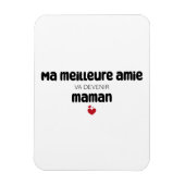 Carte “Ma meilleure amie va devenir maman” マグネット (縦)