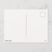 Carte Noël rouge-gorge neige, Robin Christmas card シーズンポストカード (裏面)