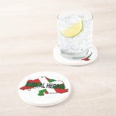 Carte pays basque plus drapeau euskal herria コースター (側面)