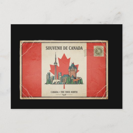 carte postal canada ポストカード (正面)