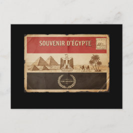 carte postal D'Egypte シーズンポストカード