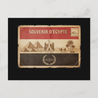 carte postal D'Egypte シーズンポストカード
