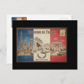 carte postal france ポストカード (正面/裏面)