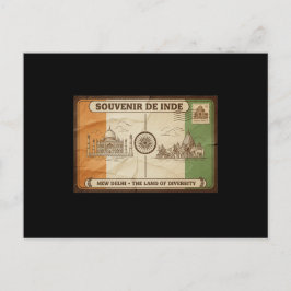 carte postal inde ポストカード