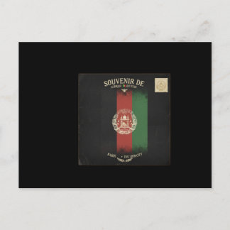 carte postal l'Afghanistan ポストカード