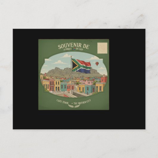 carte postal  l'Afrique du Sud  ポストカード (正面)