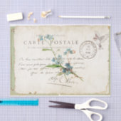 Carte Postale忘れ私はスクリプトフランスのバードではない 薄葉紙 (クラフト)