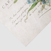 Carte Postale私は忘れスクリプフランスのトの鳥の炎 薄葉紙 (詳細)