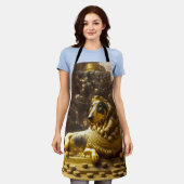 Carte postale エプロン (着用した状態)