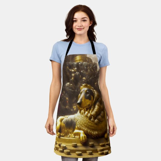 Carte postale エプロン (着用した状態)