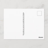 Carte postale ポストカード (裏面)