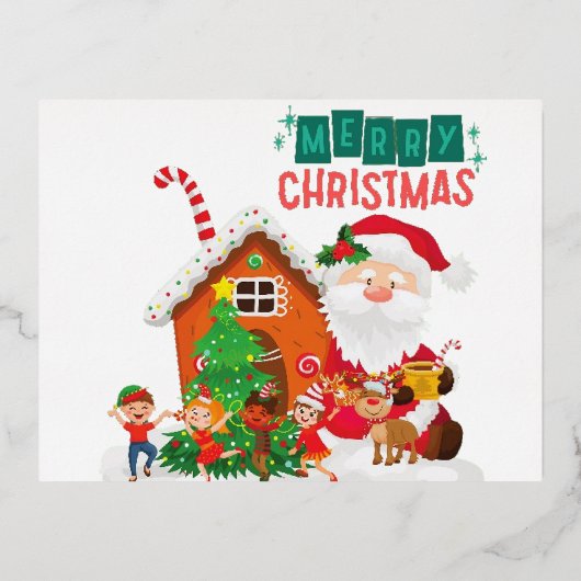 Carte postale  箔シーズンポストカード (正面)