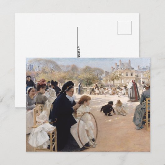 Carte Postale Albert Edelfelt :ザルクセンブルクガー ポストカード (正面/裏面)
