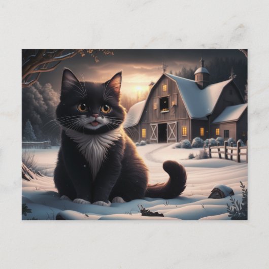 Carte Postale Black Cat Série 2 04 ポストカード (正面)