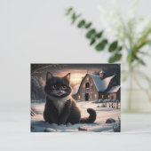 Carte Postale Black Cat Série 2 04 ポストカード (スタンド正面)