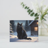 Carte Postale Black Cat Série 2 07 ポストカード (スタンド正面)