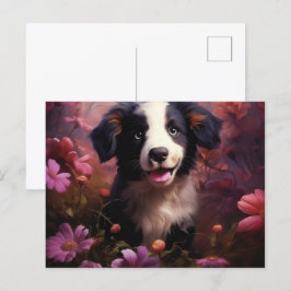 Carte Postale Bouquet de Chiens ポストカード
