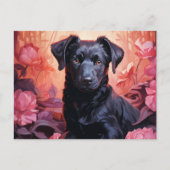 Carte postale Canine Brilliance in Gardens ポストカード (正面)