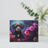 Carte postale Charming Pooch ポストカード (スタンド正面)