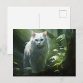 Carte postale Chat Foret 4 ポストカード (正面/裏面)
