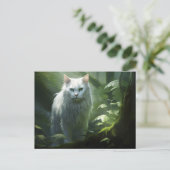 Carte postale Chat Foret 4 ポストカード (スタンド正面)