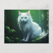 Carte postale Chat Foret 5 ポストカード (正面)
