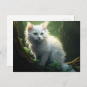 Carte postale Chat Foret 6 ポストカード (正面/裏面)
