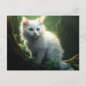 Carte postale Chat Foret 6 ポストカード (正面)
