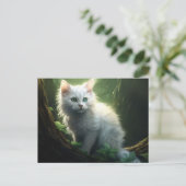 Carte postale Chat Foret 6 ポストカード (スタンド正面)