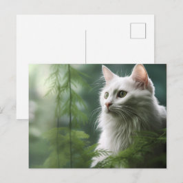 Carte postale Chat Foret 7 ポストカード