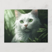 Carte postale Chat Foret 9 ポストカード (正面)