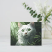 Carte postale Chat Foret 9 ポストカード (スタンド正面)