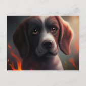 Carte Postale Chien Divers ポストカード (正面)