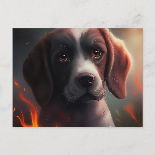 Carte Postale Chien Divers ポストカード (正面)